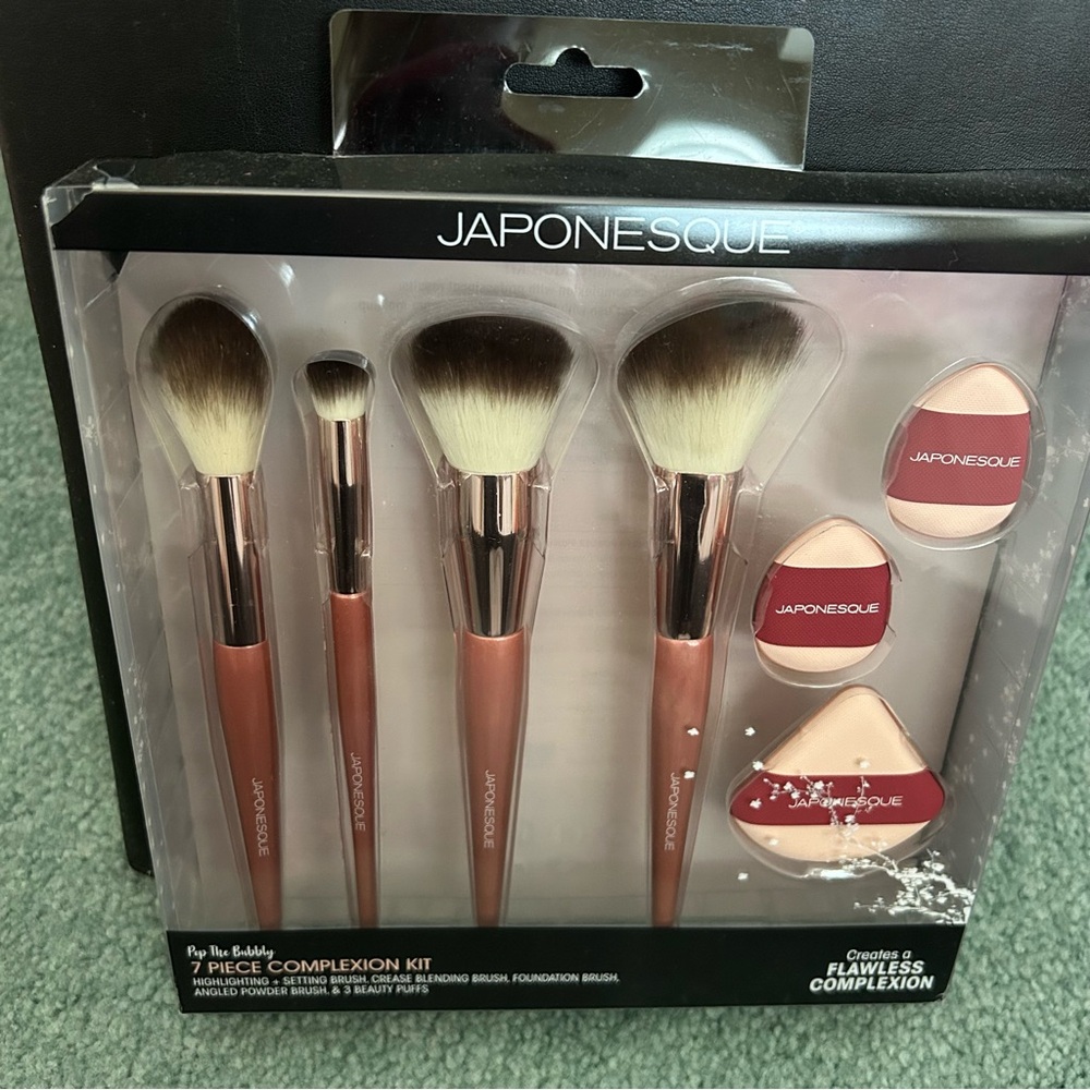 Japonesque 7-Piece Makeup Brush Set - Copper